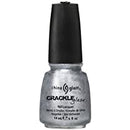 China Glaze Crackle Glaze Metals Nail Polish, Platinum Pieces 80763