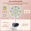 UV LED Mini Cordless Nail Lamp 36W