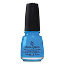 China Glaze DJ Blue My Mind Nail Lacquer 0.5 oz 1400