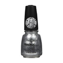 China Glaze Crackle Glaze Metals Nail Polish, Platinum Pieces 80763