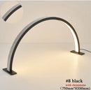 LED Arch Light (Moon Light) LED Desk / Table Lamp Dimmable - Rhinestone Embedded Black