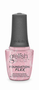 Gelish Foundation Flex Soak-Off Rubber Base Nail Gel, Light Nude, 15 mL | .5 fl. Oz.