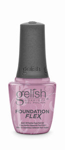 Gelish Foundation Flex Soak-Off Rubber Base Nail Gel, Light Pink, 15 mL | .5 fl. Oz.
