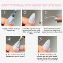 Cat Eye Magnet - Heart Magnet 3-pc