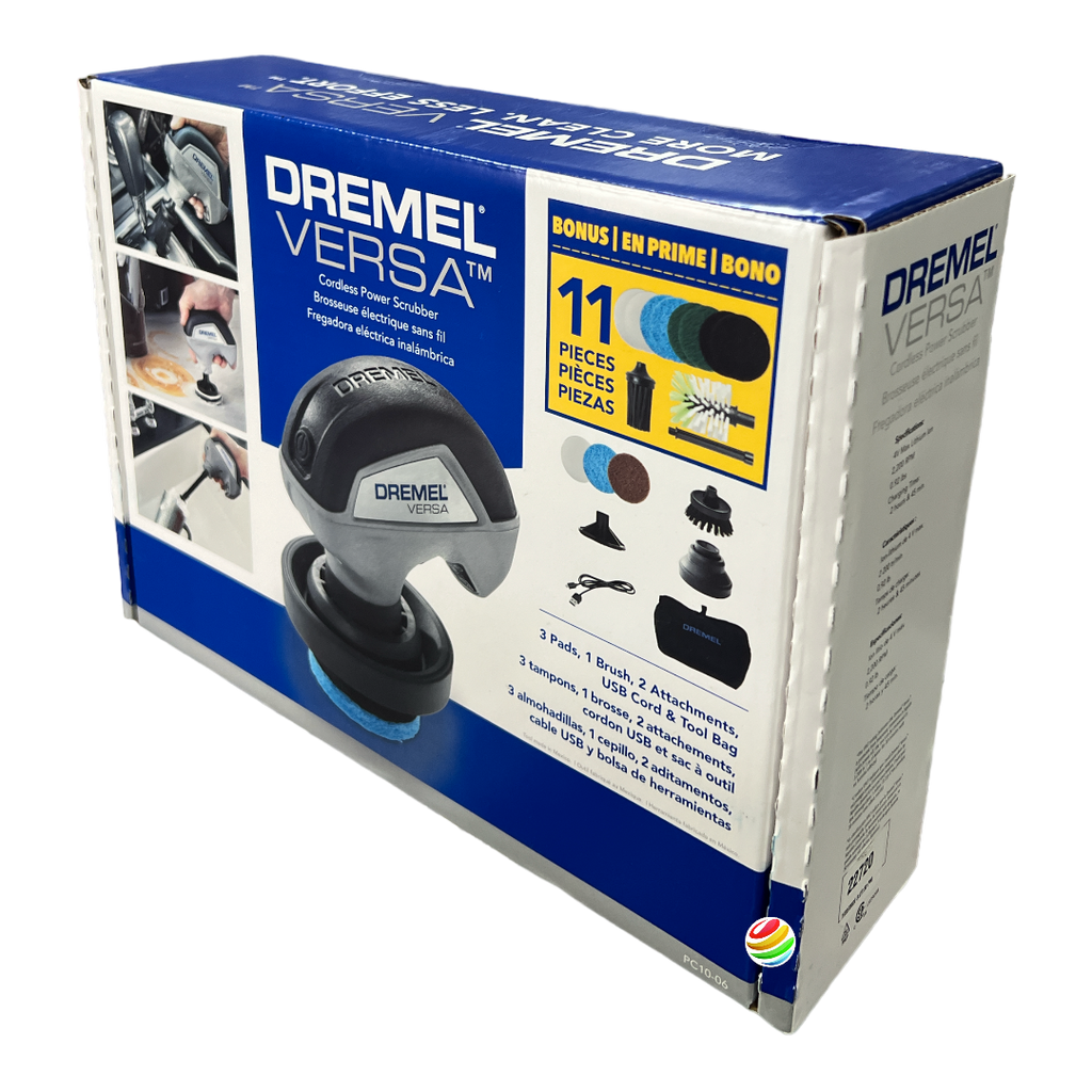 Dremel Versa Cordless Scrubber Cleaner Kit (Callus Removal Tool) – Global Beauty Supply