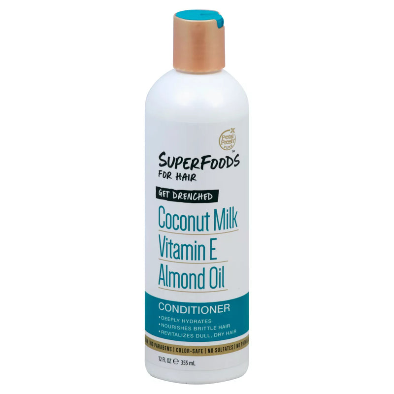 Petal Fresh - SuperFoods for Hair, Get Drenched Conditioner "Coconut Milk" 12 fl.oz