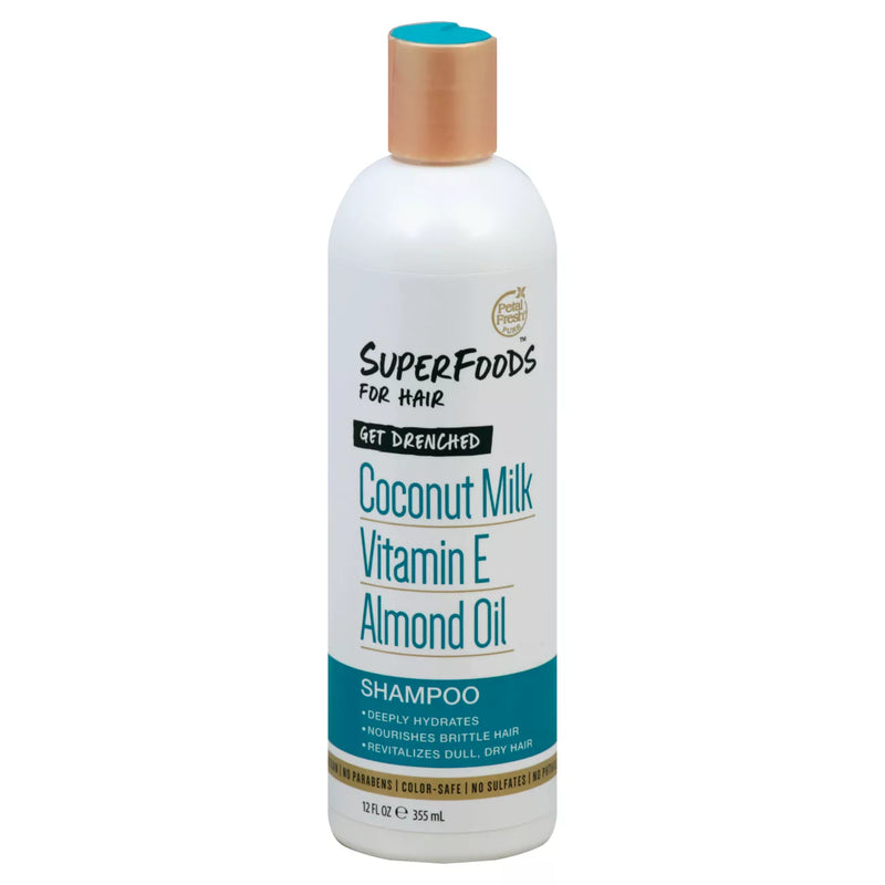Petal Fresh - SuperFoods for Hair, Get Drenched Shampoo "Coconut Milk" 12 fl.oz