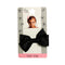 Mia Girl - Frayed Satin Bow Hair Clip "Black" 1PC #00341