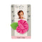 Mia Girl - Jersey Flower Hair Clip "Hot Pink" 1PC #00345