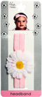 Mia Baby - Daisy Headband 1PC "Pink + White" #00346