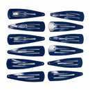 Mia Spirit - Snip Snaps® Glossy Metal "Navy Blue" 12PCs