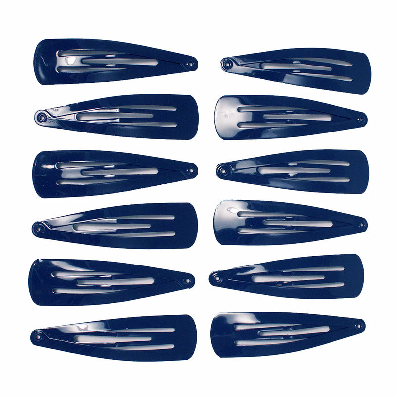 Mia Spirit - Snip Snaps® Glossy Metal "Navy Blue" 12PCs