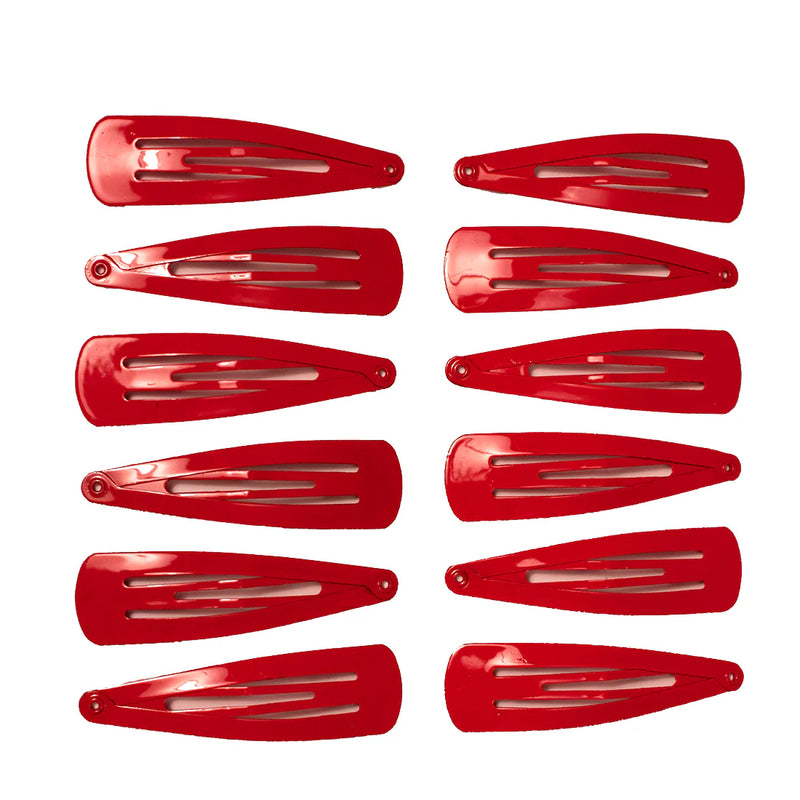 Mia Spirit - Snip Snaps® Glossy Metal "Red" 12PCs