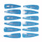 Mia Spirit - Snip Snaps® Glossy Metal "Light Blue" 12PCs #00451