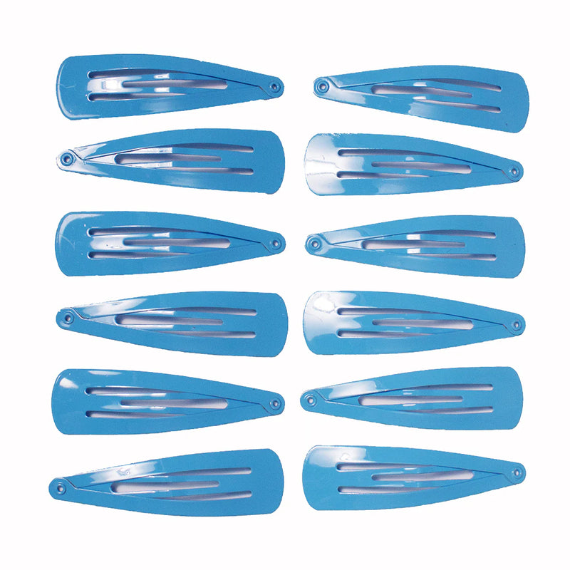 Mia Spirit - Snip Snaps® Glossy Metal "Light Blue" 12PCs