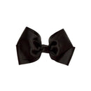 Mia Spirit - Large Grosgrain Ribbon Bow Barrette "Black"