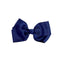 Mia Spirit - Large Grosgrain Ribbon Bow Barrette "Navy Blue" #00658