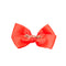 Mia Spirit - Large Grosgrain Ribbon Bow Barrette "Orange" #00667