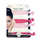 Mia Beauty - 2in1 Tony Ties® Ponytailer Bracelet "Hot Pink, Light Pink, White" 6PCs #00758