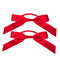 Mia Spirit - Ribbon Bow Ponytailers "Red" 2PCs #00860