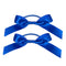 Mia Spirit - Ribbon Bow Ponytailers "Royal Blue" 2PCs #00860