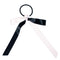 Mia Spirit - Satin Ponytail Ribbon "Black + White" 1PC #00870