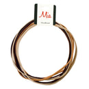 Mia Beauty - Large No-Slip Elastic Headbands "Black, Brown, Beige, White" 4PCs