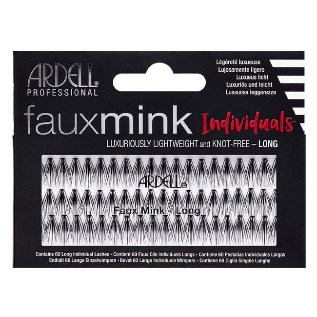 Ardell - Fauxmink Individuals Luxuriously Lightweight with Knot-Free - Long Black