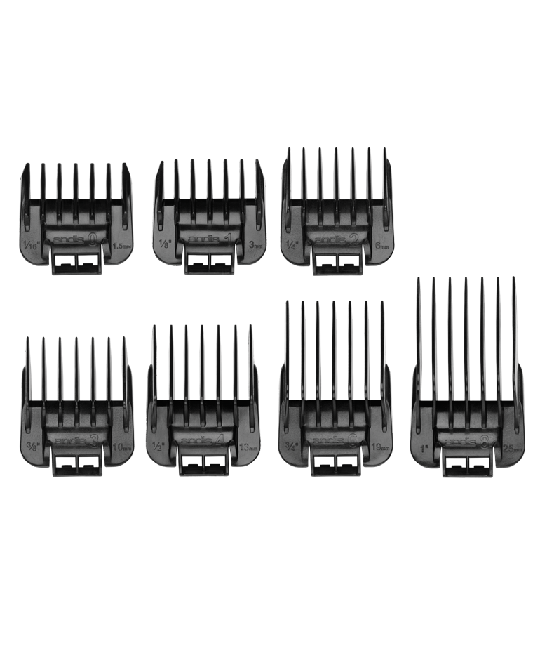 Andis Master Attatchment Comb Set 7pc