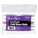 Soft'n Style - E-Z-Flow Cold Wave Rods, Short White 1-Dozen