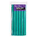 Soft'n Style - Rubber Rods, Long Green 3/4", 6 Rods