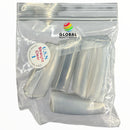 USN Nail Tips - Straight Clear 50ct/bag - CLEAR