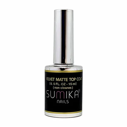 Sumika Gel Velvet Matte Top Coat Non-Cleanse .5 fl oz.