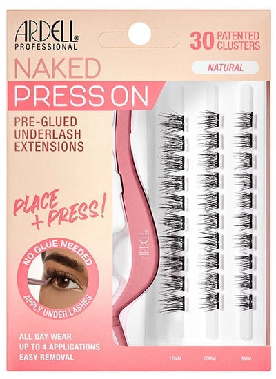 Ardell - Naked Press on Pre-Glued Under Lash Extensions Natural 30ct