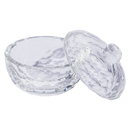 Deluxe Glass Jar with Lid, Round, 40 mL