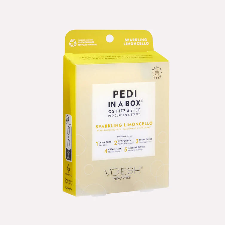 Voesh - Pedi in a Box O2 Fizz 5 Step Sparkling Limoncello