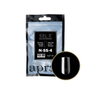 Apres Gel-X Natural Square Short Refill (50pcs) - Global Beauty Supply, LLC