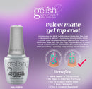Gelish Velvet Matte Top Coat No Cleanse 15 mL / .5 fl oz