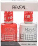Reveal Nail Lacquer & Gel Polish 0.5 oz. - Coral Heat 115