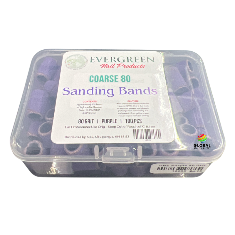 GBS Sanding Bands - 80 Grit Purple Sanding Bands 100pcs Coarse 80