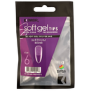 Kupa EnrichRX Soft Gel Tips Round Medium - Size 6 50ct