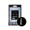 Apres Gel-X Natural Coffin Long Refill (50pcs) - Size 4