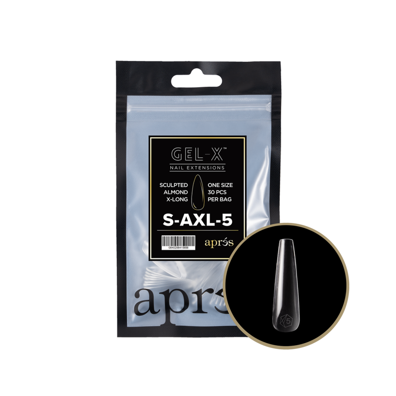 Apres Gel-X Sculpted Almond X-Long Refill (50pcs) - Size 5