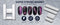 Cat Eye Magnet - H Magnet 4-pc (Magical Cat Eye Magnet Set 4pcs)