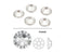 Swarovski Rhinestones - 2058 Xilion Rose SS10 1440pcs - Crystal (001)