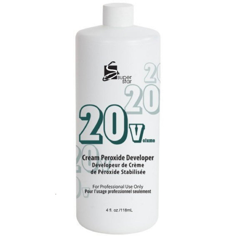 Super Star 20 Volume Cream Peroxide Developer 4 oz