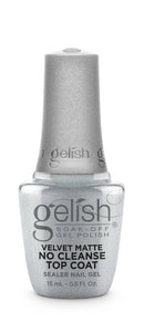 Gelish Velvet Matte Top Coat No Cleanse 15 mL / .5 fl oz