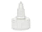 Twist Cap Lid for Imprinted Nail Solution Bottle (White)