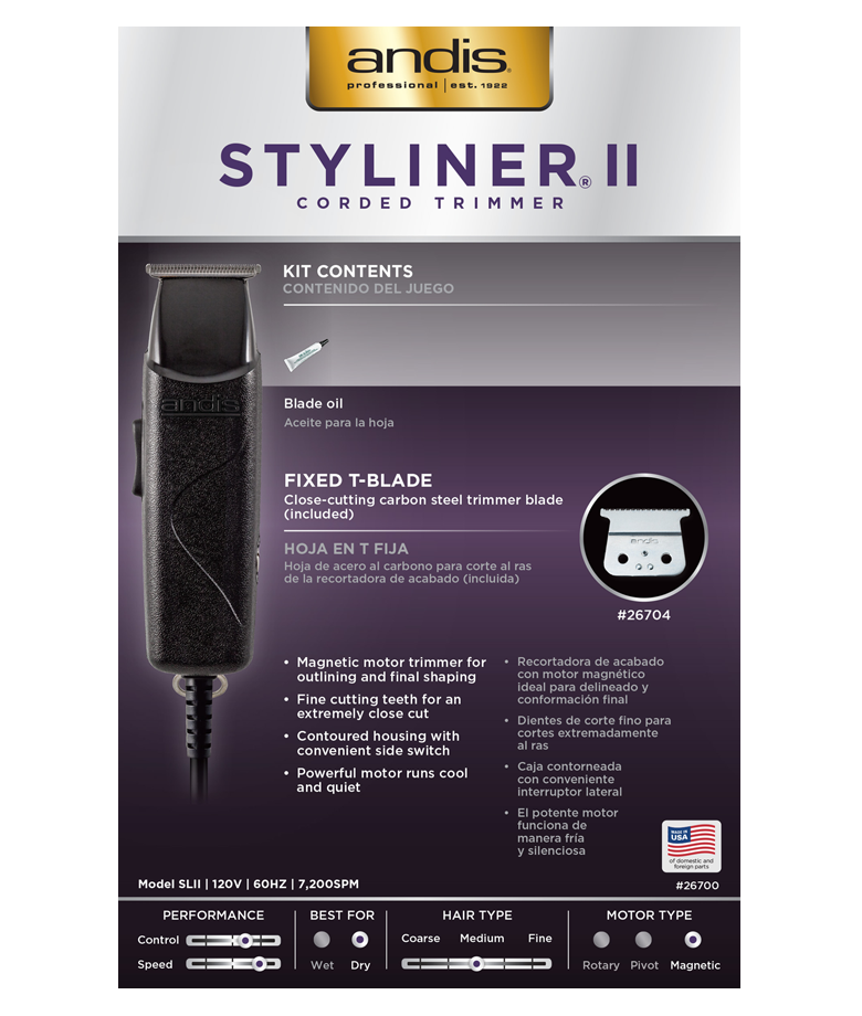 Andis Styliner II Corded Trimmer