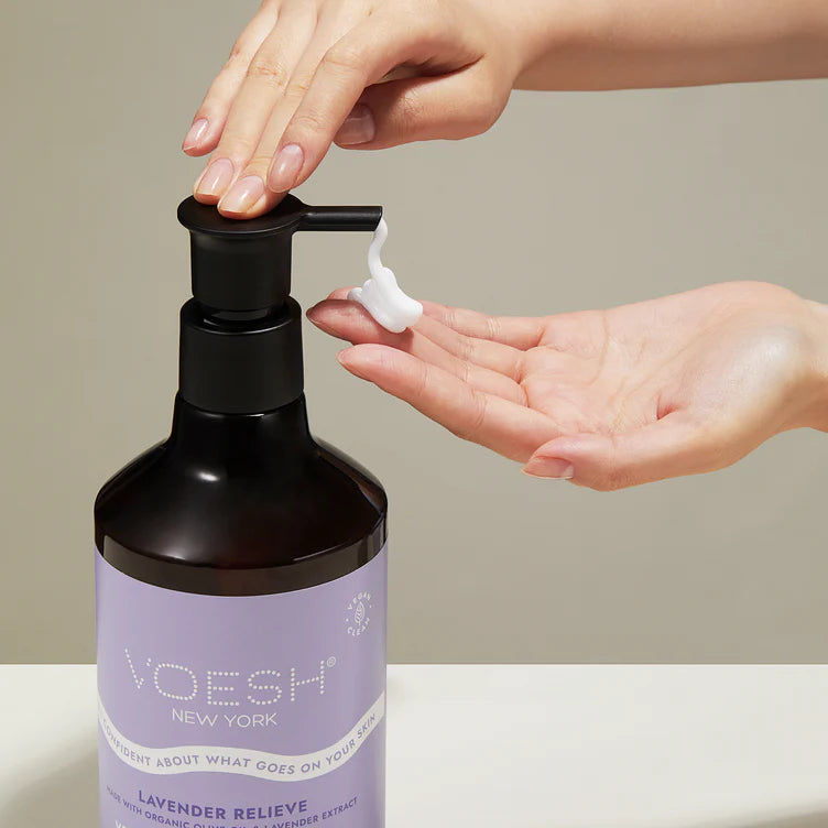 Voesh Vegan Hand & Body Creme Lotion - Lavender Relieve 28 oz